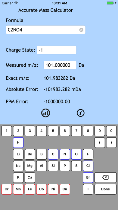 Screenshot #2 pour Accurate Mass Tool