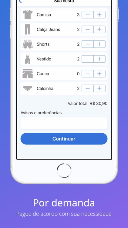 Clin - Lavagem de roupas