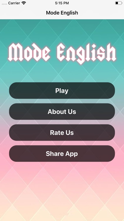 Mode English