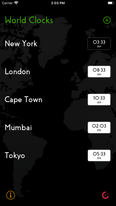 World Clocks - Widget screenshot 4
