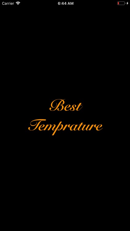 Best Temperature