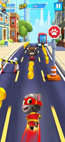 Captura de Pantalla 1 Talking Tom Hero Dash iphone