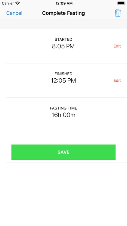 Empty - Fasting Tracker