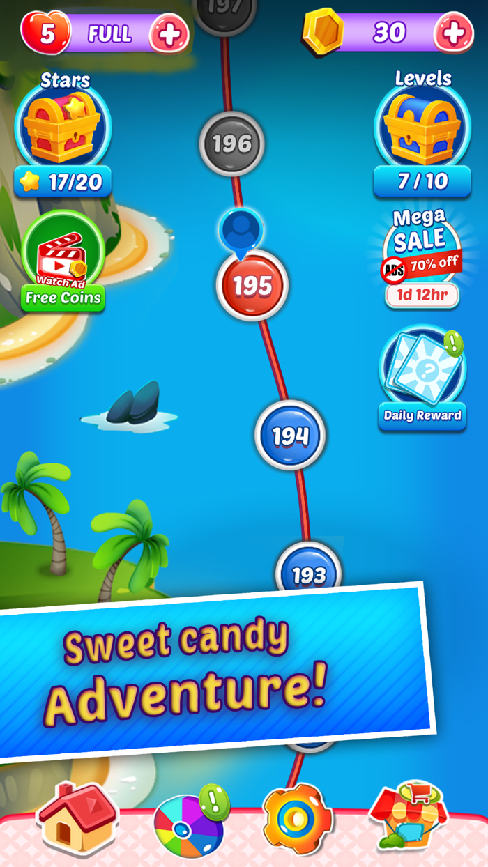 Crazy Story - A Match 3 Game