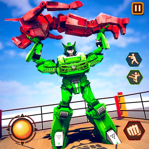 Robot Hero Ring Fighting Icon