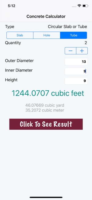 Simple Concrete Calc(圖2)-速報App