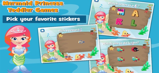 Mermaid Princess Toddler Game(圖4)-速報App