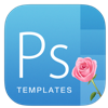 Flower for psd templates