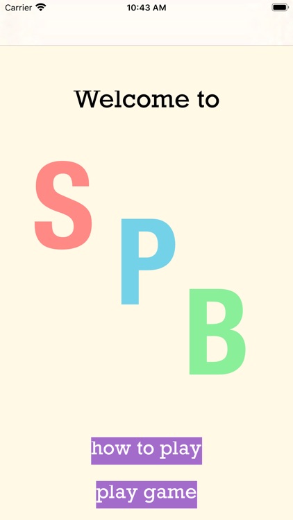 SPB Word Game