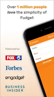 fudget: budget planner tracker iphone screenshot 1