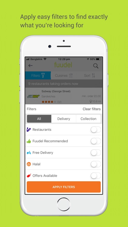 Fuudel – Takeaway Delivery