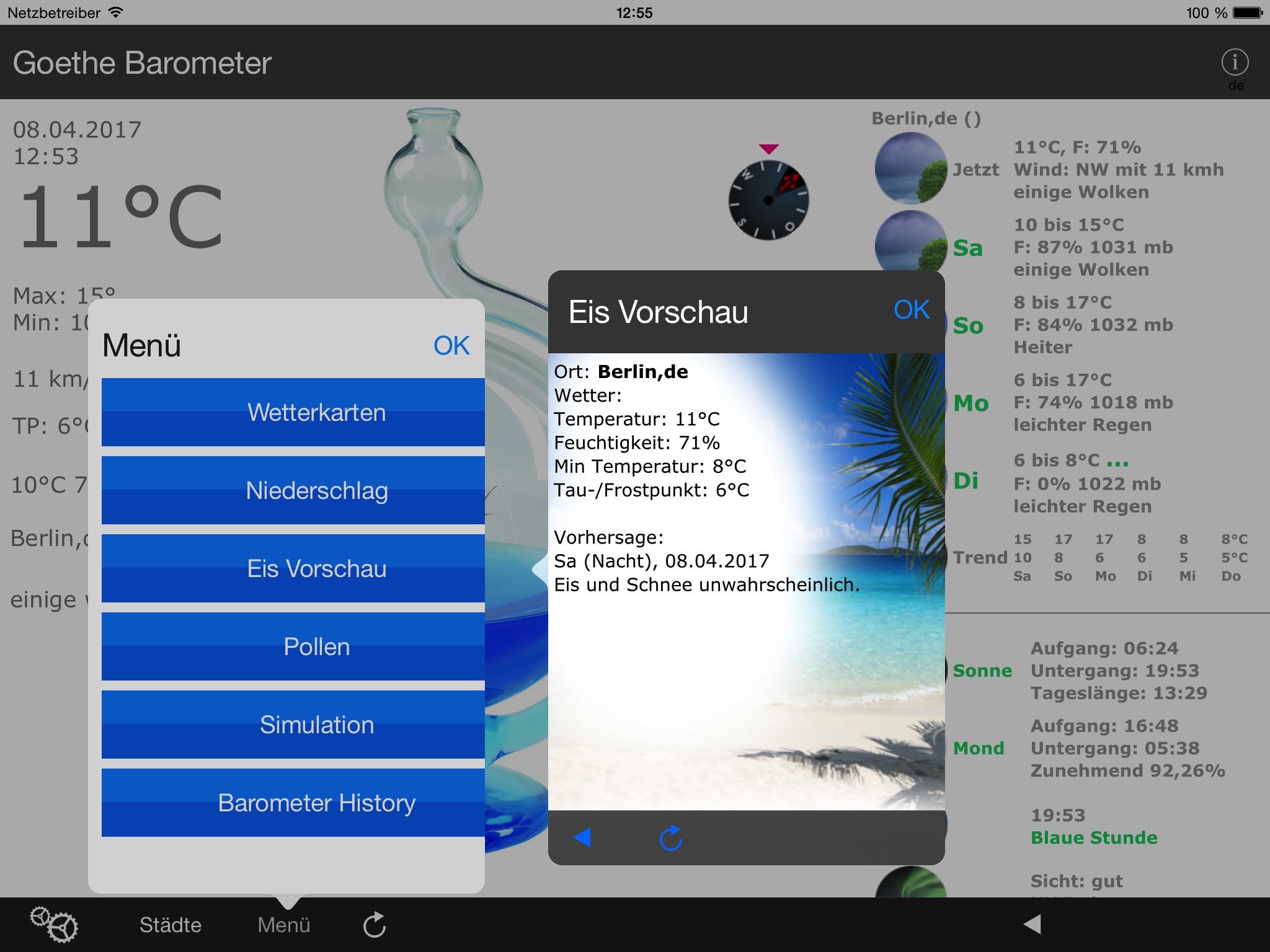 Goethe Barometer screenshot 4