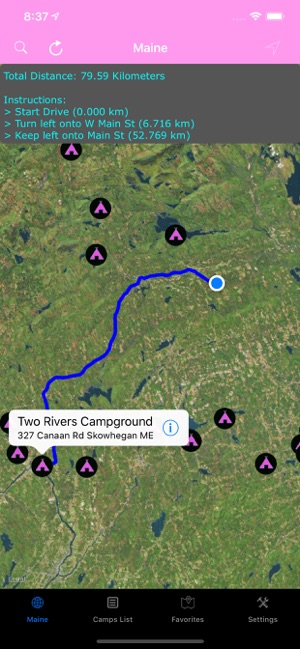 Maine – Campgrounds & RV Parks(圖2)-速報App