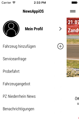 Porsche Zentren am Niederrhein screenshot 2