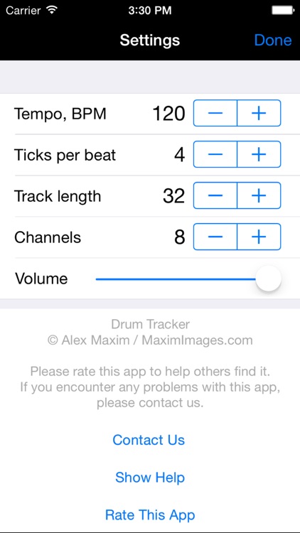 Drum Tracker