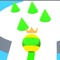 protect the king's ball to get to the final line avoid obstacles be careful