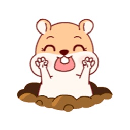 Baby Hamster Animated Stickers