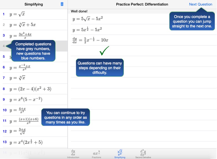 Practice Differentiation 1