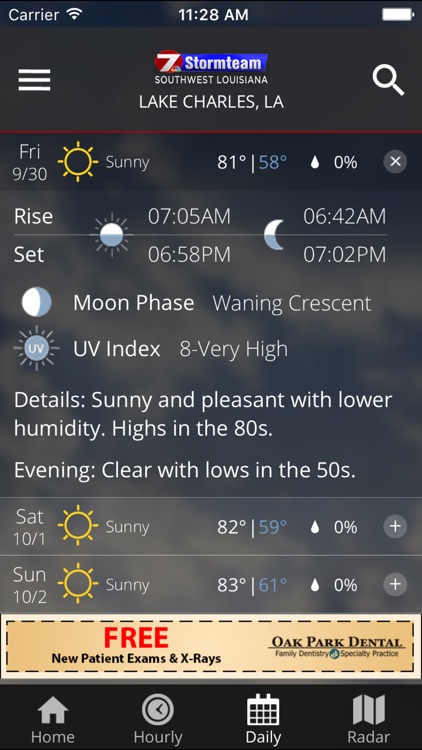 KPLC 7 First Alert Weather screenshot-3