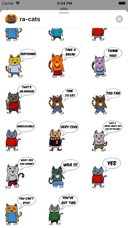 Ra-Cat Stickers screenshot-4
