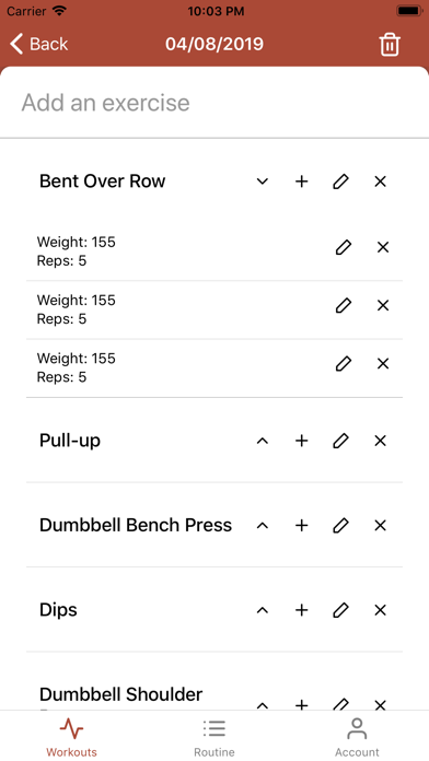 Gymtime: Track & Plan Workouts screenshot 3