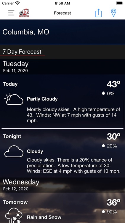 KMIZ Wx screenshot-4