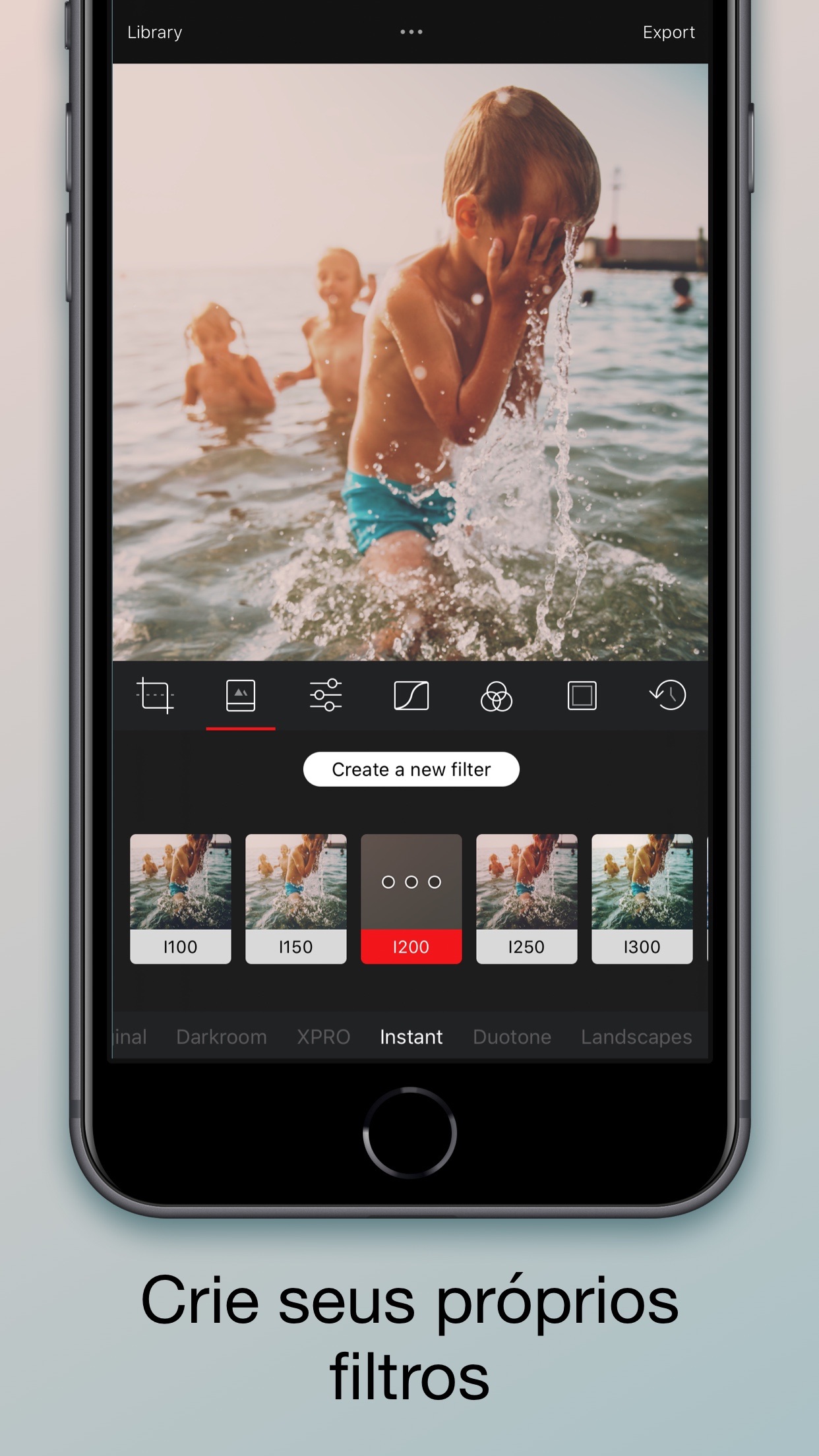 Screenshot do app Darkroom – Photo Editor