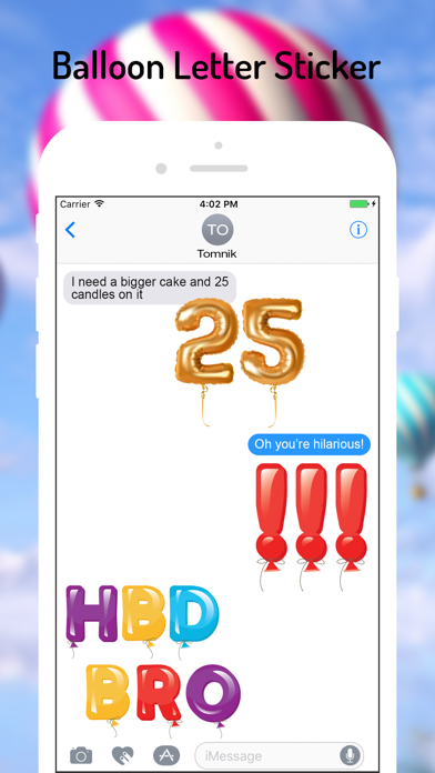 How to cancel & delete Balloon Letters Sticker from iphone & ipad 4