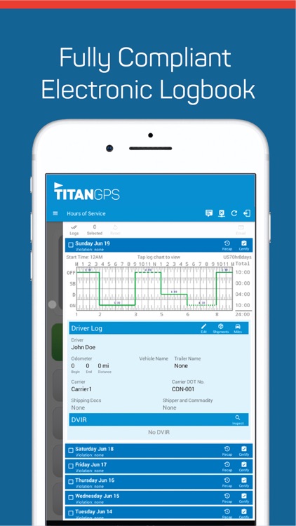Titan GPS Electronic Logbook screenshot-1