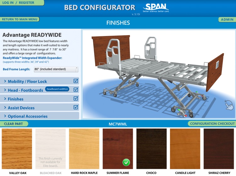 Span Medical Bed Configurator screenshot-3