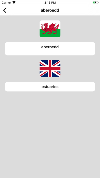 Welsh-English Dictionary screenshot 2