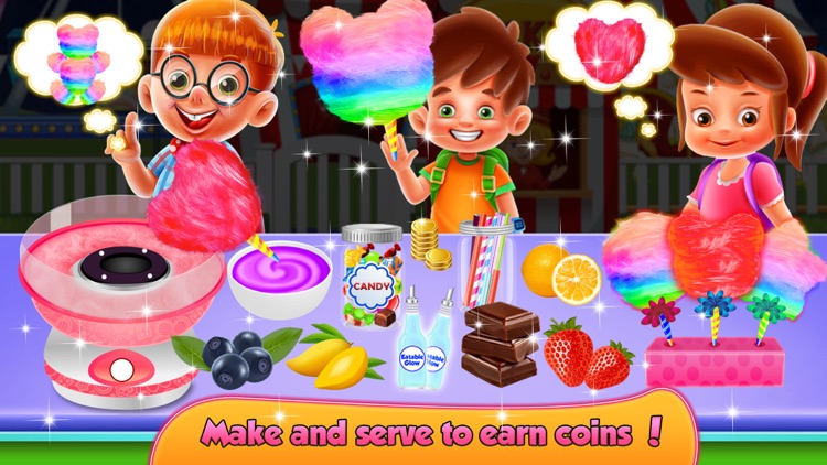 Glowing Cotton Candy Maker screenshot-4