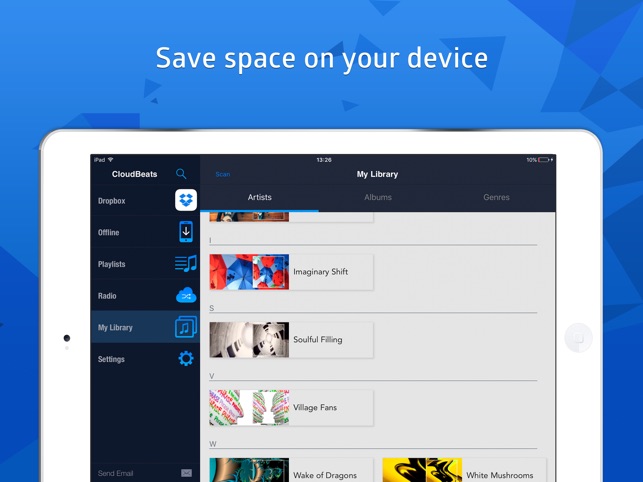 CloudBeats: music player on the App Store
