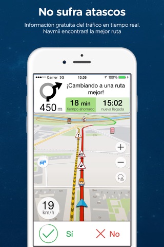 Navmii Offline GPS Portugal screenshot 2