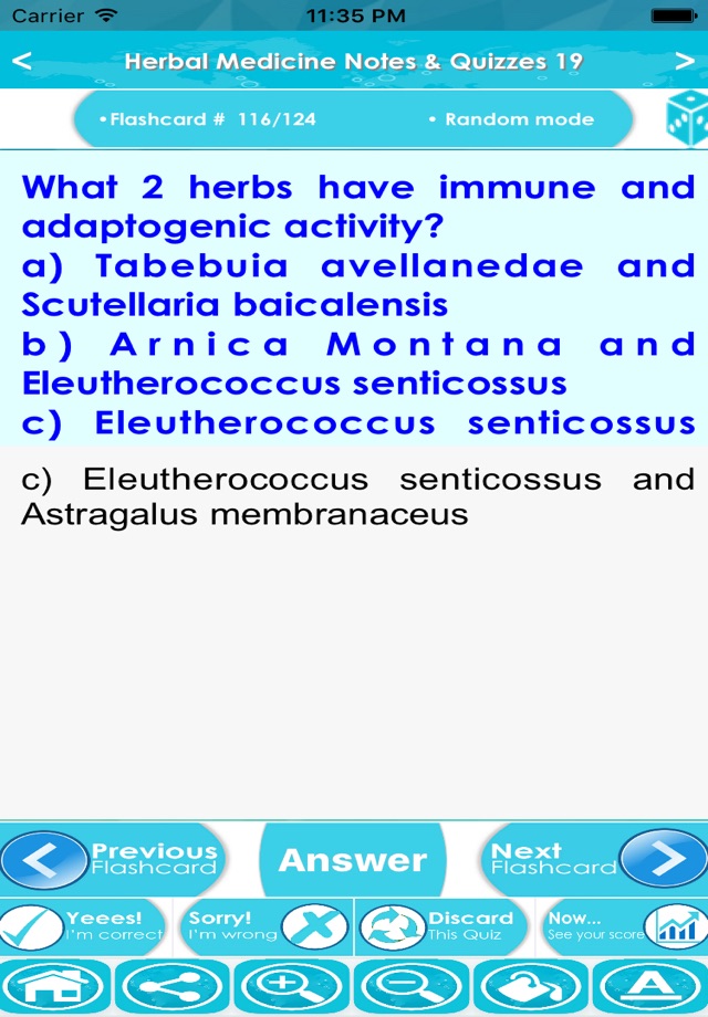 Herbal Medicine Exam Prep Q&A screenshot 2