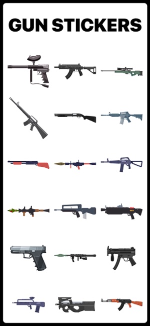 Guns Stickers Emojis Pack App(圖2)-速報App