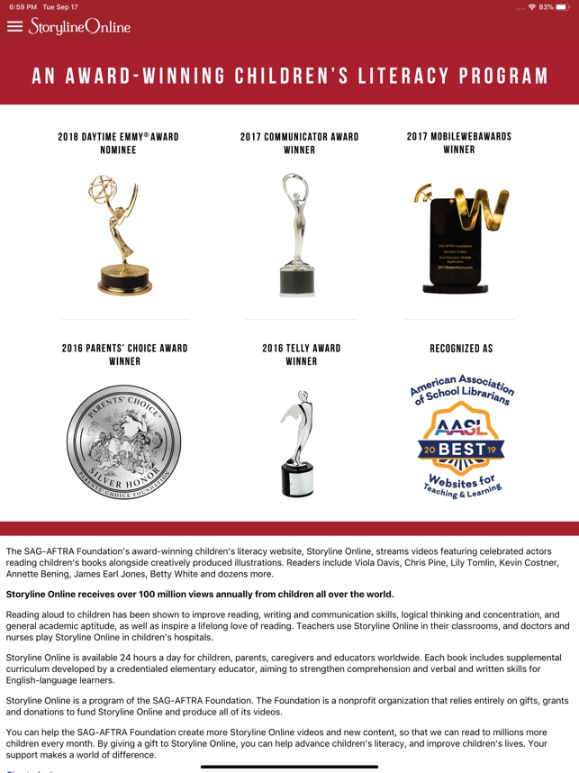 Storyline Online On The App Store