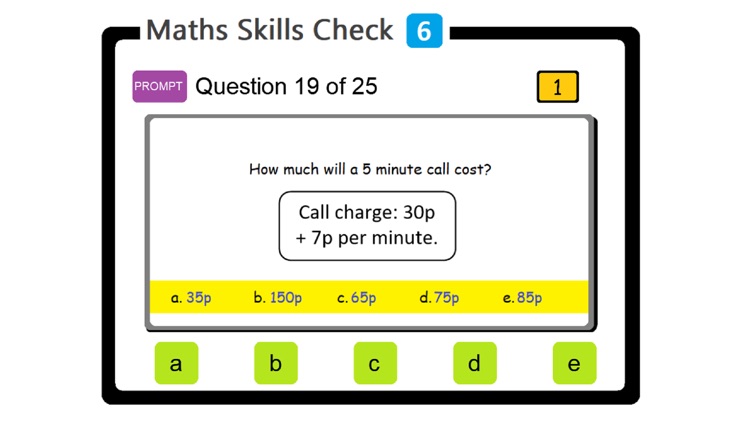 PAM Maths Skills Check 6 screenshot-4