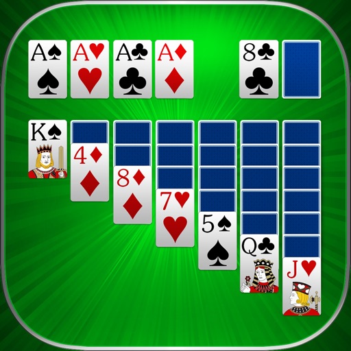 3 card green felt klondike solitaire