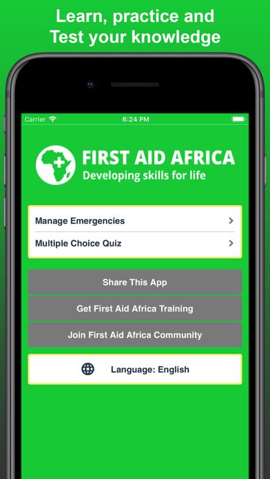 How to cancel & delete First Aid Africa from iphone & ipad 1