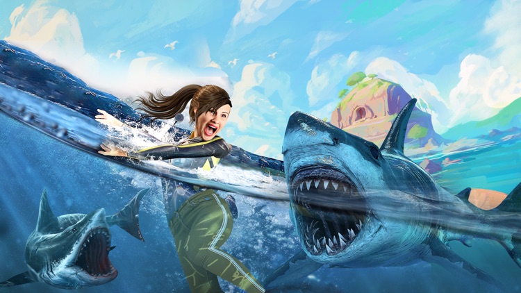 Shark Attack : Fun Fish Games screenshot-0