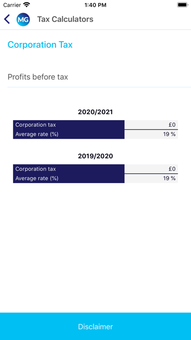 Morgan Griffiths Accountants screenshot 4