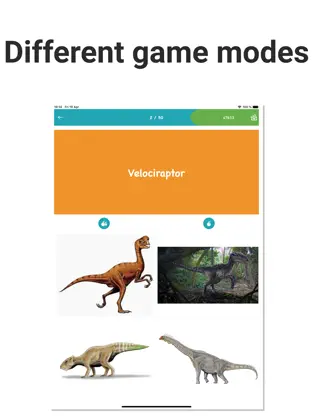 Screenshot 4 Dinosaurs - Dino Quiz Games iphone