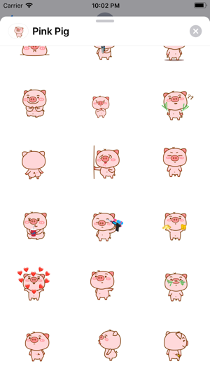 Lovely Pig Animated Stickers(圖4)-速報App