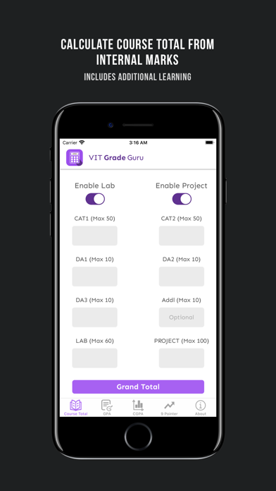 VIT Grade Guru screenshot 2