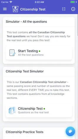 Game screenshot Canadian Citizenship Test Prep apk