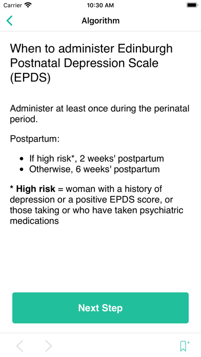 APGO Perinatal Depression screenshot 4