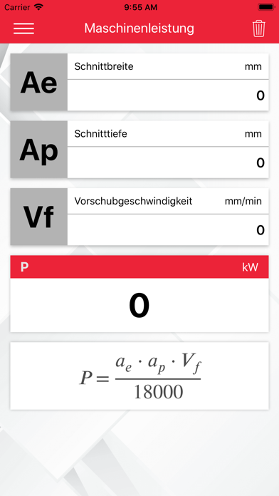 Bremicker - Schnittdaten screenshot 2