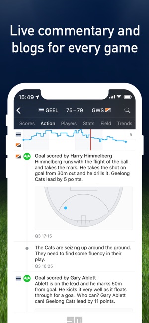 Footy Live: AFL Scores & Stats(圖3)-速報App