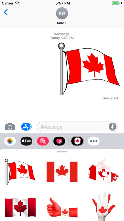 Canada Flag Stickers